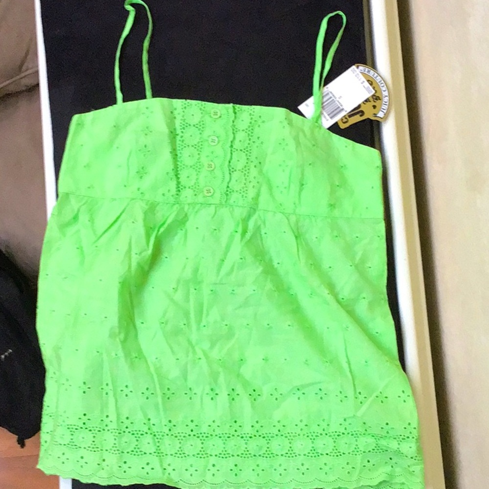 New Vintage Juicy Couture eyelet camisole